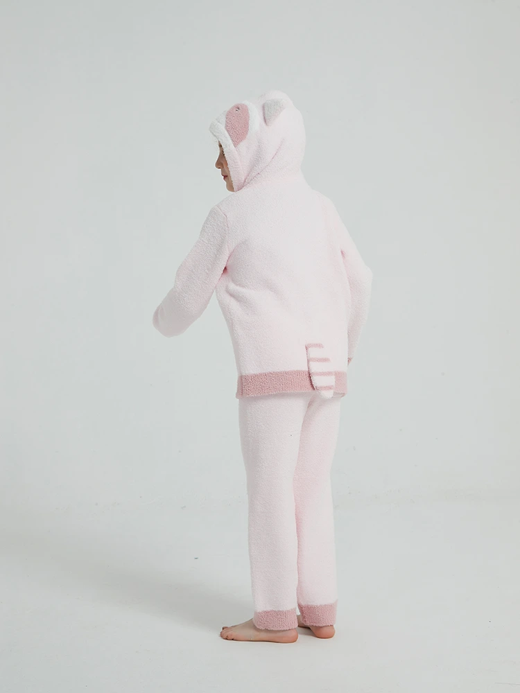 Girls Autumn and Winter Fleece Pajamas